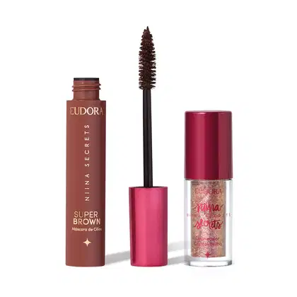 Imagem do produto Combo Niina Secrets: Delineador Crystal 3g + Máscara de Cílios Super Brown 10g