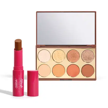 Imagem do produto Kit Eudora Niina Secrets: Palette de Sombras Neutrals + Hidra Balm Caramelo (2 Produtos)