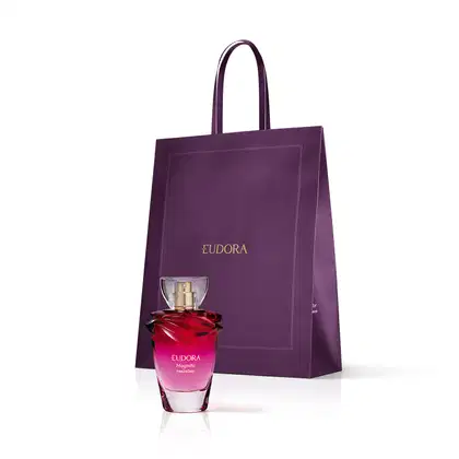 Imagem do produto Conjunto Magnific Pink Peônia Eudora - Desodorante Colônia 75ml + Sacola
