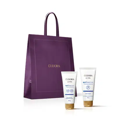 Imagem do produto Combo Presente La Piel Biosensitive: Gel Banho 200g + Balm Tripla Ação 100g + Sacola