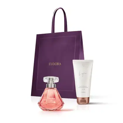 Imagem do produto Combo Presente Lyra: Desodorante Colônia 75ml + Loção Corporal 150ml + Sacola