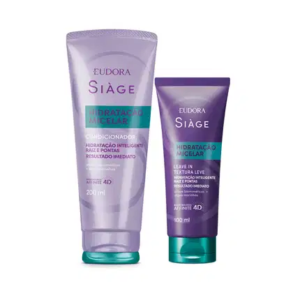 Imagem do produto Combo Siàge Hidratação Micelar: Leave-In 100ml + Condicionador 200ml