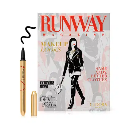 Imagem do produto Combo O Diabo Veste Prada: Palette Runway Magazine 28g + Caneta Delineadora Iconic Liner Preta 0,4ml