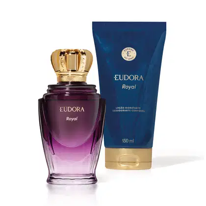Imagem do produto Combo Eudora Royal: Desodorante Colônia Feminino 100ml + Loção Corporal Masculina 150ml