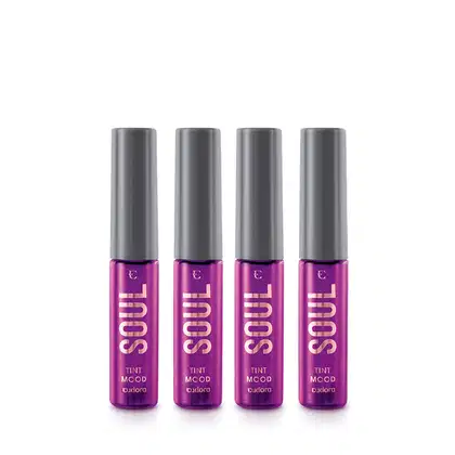Imagem do produto Combo Eudora Soul Tint Mood Batom Líquido Uva (4 Itens)