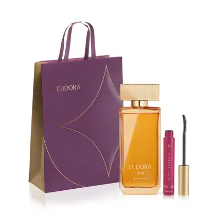 Imagem do produto Combo Diva Suprema Desodorante Colônia 100ml + Máscara Cílios Super Up + Sacola