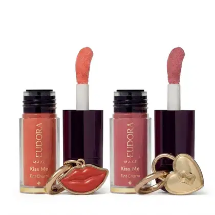 Imagem do produto Combo Kiss Me Tint Charm: Lip Oil Peach 2ml + Lip Oil Pink 2ml