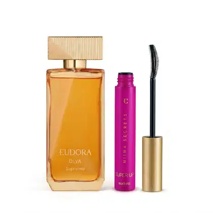 Imagem do produto Combo Diva Suprema Desodorante Colônia 100ml + Máscara de Cílios Niina Secrets Super Up 8g