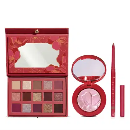 Imagem do produto Combo Niina Secrets Soft Petals: Paleta + Iluminador + Lápis