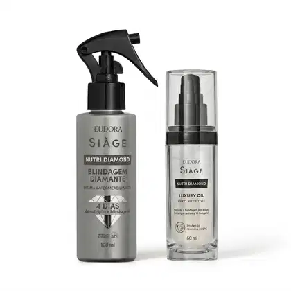 Imagem do produto Combo Siàge Nutri Diamond: Óleo Nutritivo 60ml + Bruma Impermeabilizante 100ml