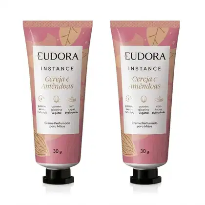 Imagem do produto Combo Instance Cereja e Amêndoas: Creme para Mãos 2x30ml