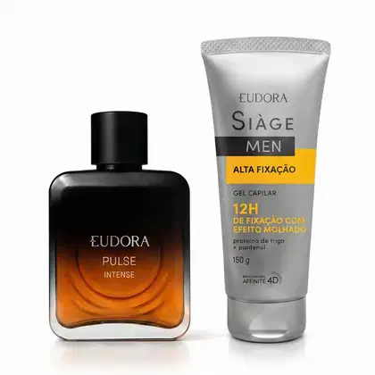 Imagem do produto Combo Men: Pulse Intense Desodorante Colônia 100ml + Gel Capilar Siàge 150g