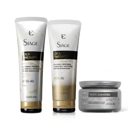 Imagem do produto Combo Siàge Cica-Therapy + Nutri Diamond (3 itens)