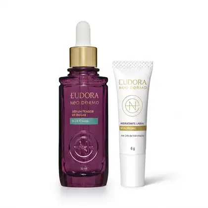 Imagem do produto Combo Neo Dermo: Sérum Tensor de Rugas B-TX Freeze 30ml + Hidratante Labial Hyaluronic 6g