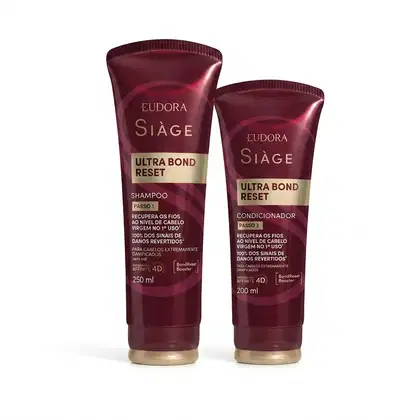 Imagem do produto Combo Siàge Ultra Bond Reset: Shampoo 250ml + Condicionador 200ml
