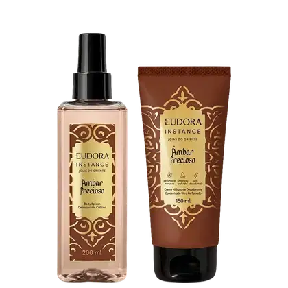 Imagem do produto Combo Instance Âmbar Precioso: Creme Concentrado 150ml + Body Splash 200ml