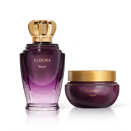 Imagem do produto Combo Eudora Royal: Desodorante Colônia 100ml + Creme Acetinado Corporal 200g