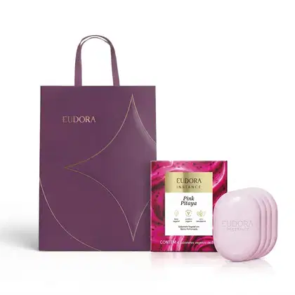 Imagem do produto Combo Instance Pink Pitaya: Sabonetes em Barra 4x80g + Sacola