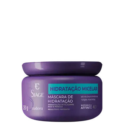 Imagem do produto Eudora Siàge Hidratação Micelar - Máscara Capilar 250g