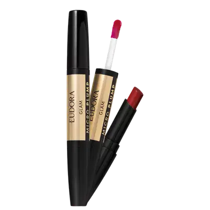 Imagem do produto Eudora Glam Micro Plump Duo Vermelho Único - Batom 1,8g