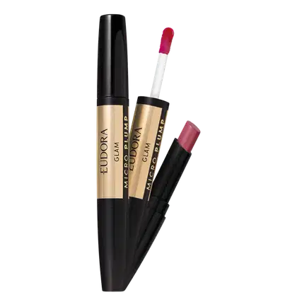 Imagem do produto Eudora Glam Micro Plump Duo Rosado Nobre - Batom 1,8g