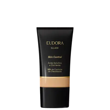 Imagem do produto Eudora Glam Skin Control Cor 25 - Base Líquida 30ml