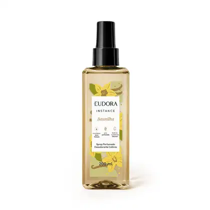 Imagem do produto Eudora Instance Baunilha - Spray Perfumado Desodorante Colônia 200ml