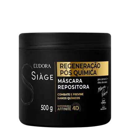 Imagem do produto Eudora Siàge Regeneração Pós Química - Máscara Repositora 500g