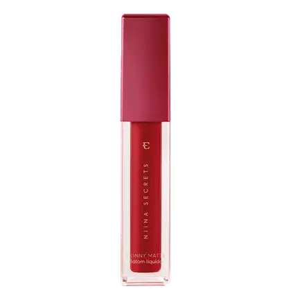 Imagem do produto Eudora Niina Secrets Skinny Matte Vermelho Hibisco - Batom Líquido 5ml