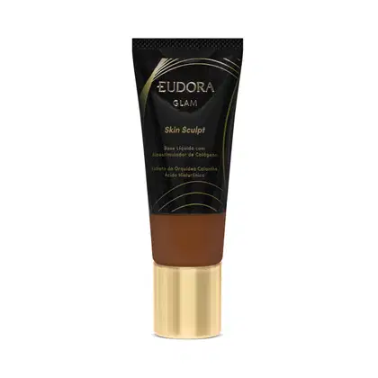 Imagem do produto Eudora Glam Skin Sculpt Semi Matte Cor 100 - Base Líquida 30ml
