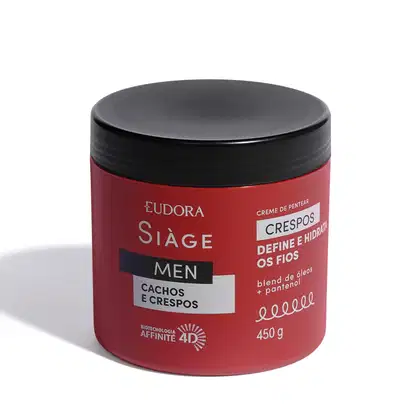 Imagem do produto Eudora Siàge Men Cachos e Crespos para Crespos - Creme para Pentear 450g