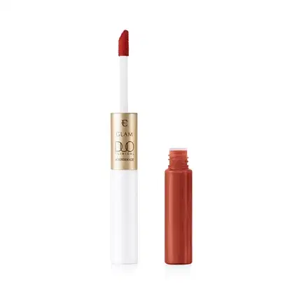 Imagem do produto Batom Líquido Canela Sublime Eudora Glam Duo Clinical Micropigmentação 3,5g