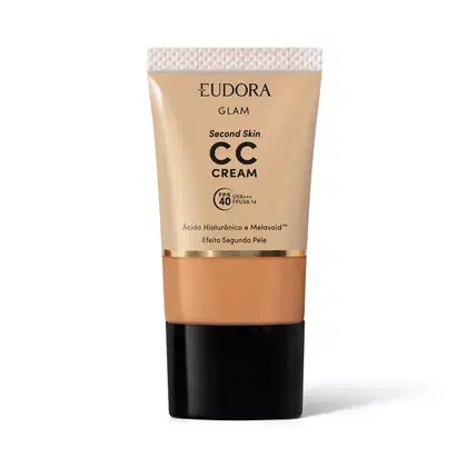 Imagem do produto CC Cream Eudora Glam Second Skin  Cor 65 30ml