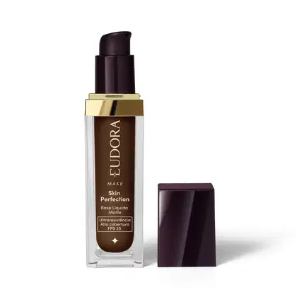 Imagem do produto Eudora Make Skin Perfection Cor 345F - Base Líquida Matte 30ml