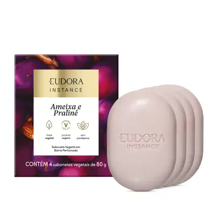 Imagem do produto Sabonete Vegetal em Barra Perfumado Instance Ameixa e Praliné 4x80g v2