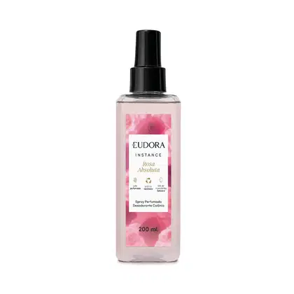 Spray Perfumado Desodorante Colônia Instance Rosa Absoluta 200ml