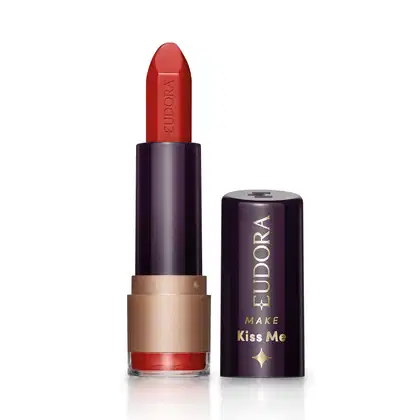 Imagem do produto Batom Hidratante Vermelho Arraso Eudora Make Kiss Me 3,7g