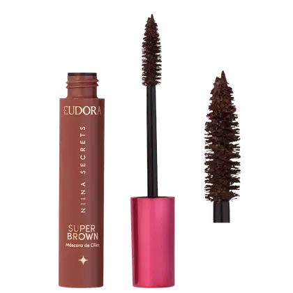 Imagem do produto Eudora Niina Secrets Neutrals Super Brown - Máscara para Cílios 10g