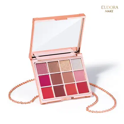 Imagem do produto Eudora Clutch Metals Rosé - Paleta Multifuncional 10g