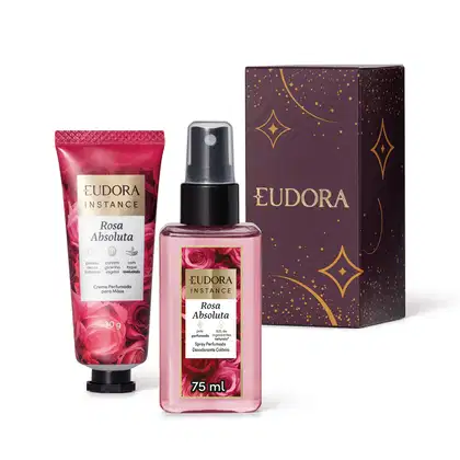 Imagem do produto Kit Presente  Instance Rosa Absoluta: Spray Perfumado 75ml + Creme Mãos 30g