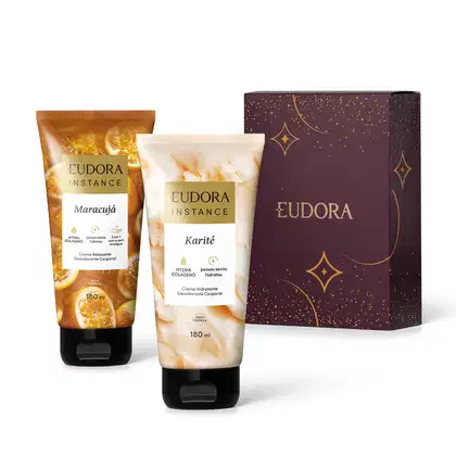 Imagem do produto Kit Presente Queridinhos Instance: Loção Karité 180ml + Loção Maracujá 180ml