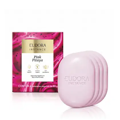 Imagem do produto Sabonetes em Barra Instance Pink Pitaya 80g (4 unidades)