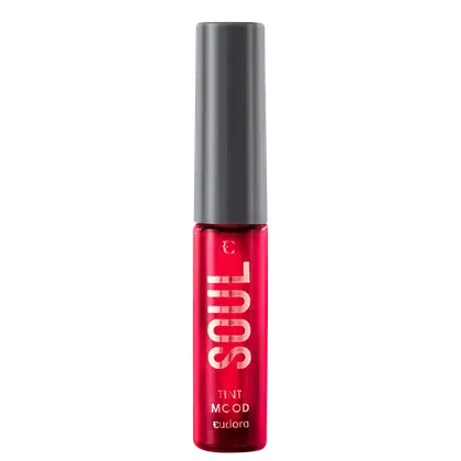 Imagem do produto Eudora Soul Tint Mood Vermelho Happy - Batom Líquido 5,5ml