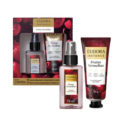 Imagem do produto Kit Eudora Instance Frutas Vermelhas (2 itens)