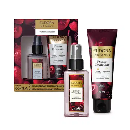Imagem do produto Kit Eudora Instance Frutas Vermelhas (2 itens)