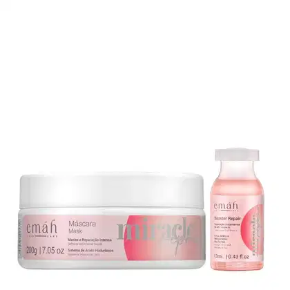 Kit Emáh Hair Care Miracle Repair Duo Booster, 2 produtos.