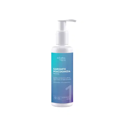 Imagem do produto Extratos da Terra Sabonete Facial Niacinamida Limpeza 130ml