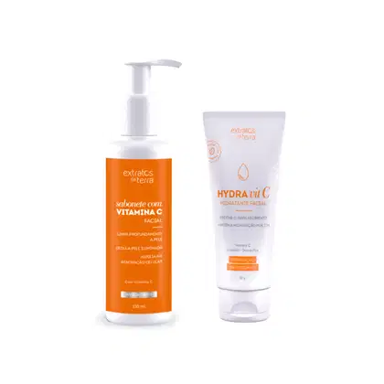 Imagem do produto Extratos da Terra Kit Vitamina C Sabonete e Creme Hidratante
