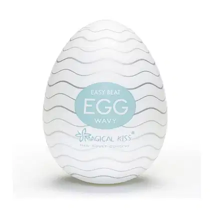 Masturbador Masculino Sexy Import Magical Kiss Wavy Egg, 1 produto.