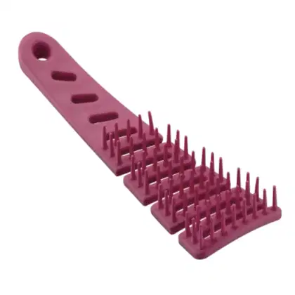 Imagem do produto Escova Sissi Rosa Escuro C/ Chaveiro